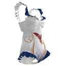 Genshin Impact Ganyu Swimsuit Cosplay Costume Halloween Carnival Suit