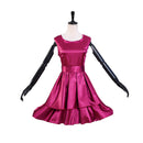 Anya Forger Cosplay Costume Rose Red Dress Accessories Outfits