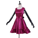 Anya Forger Cosplay Costume Rose Red Dress Accessories Outfits