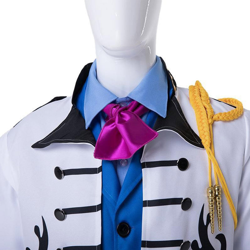  Prince Hans Cosplay Costume Men Snow Queen Elsa Prince Hans  Uniform Suit Halloween Tuxedo Outfit Prince Charming Christmas Set (Prince  Hans, Small) : Clothing, Shoes & Jewelry