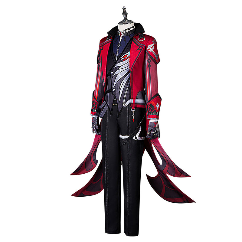 Genshin Impact Diluc Ragnvindr New Skin Cosplay Costume Outfits Halloween Carnival Suit