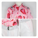 Loid Forger Strawberry Suit Cosplay Costume Shirt Pants Outfits Halloween Carnival Suit