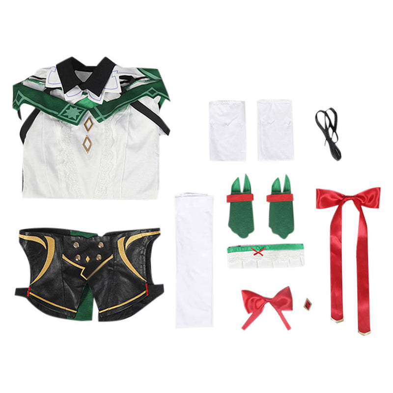 Genshin Impact Katheryne Cosplay Costume Dress Outfits Halloween Carnival Suit