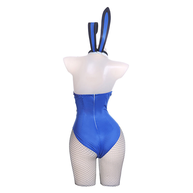 Genshin Impact Yelan Cosplay Costume Bunny Girls Jumpsuit Outfits Halloween Carnival Suit