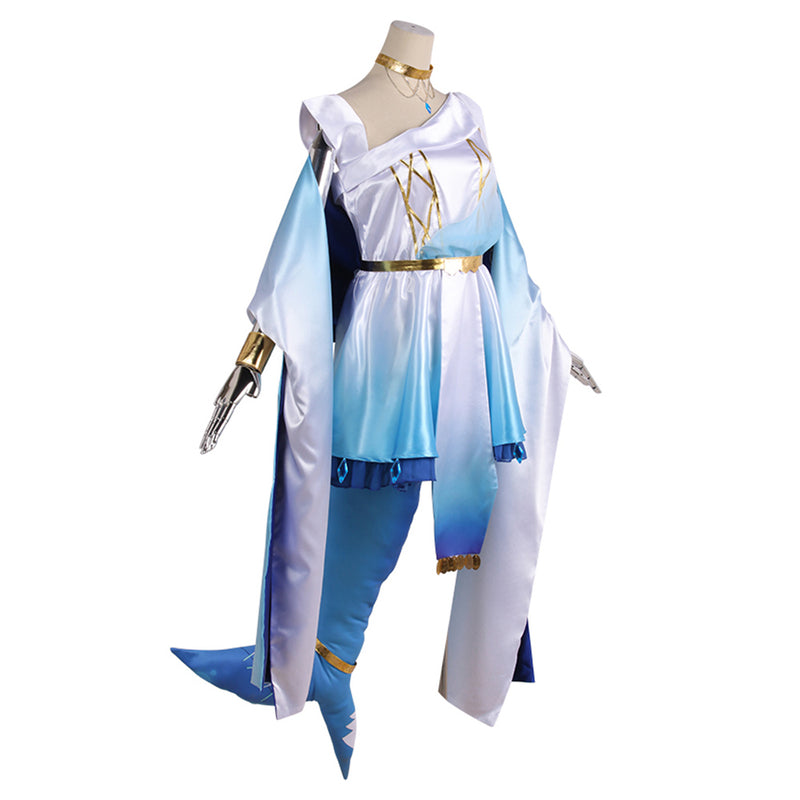 Vtuber Gawr Gura Cosplay Costume Outfits Halloween Carnival Suit
