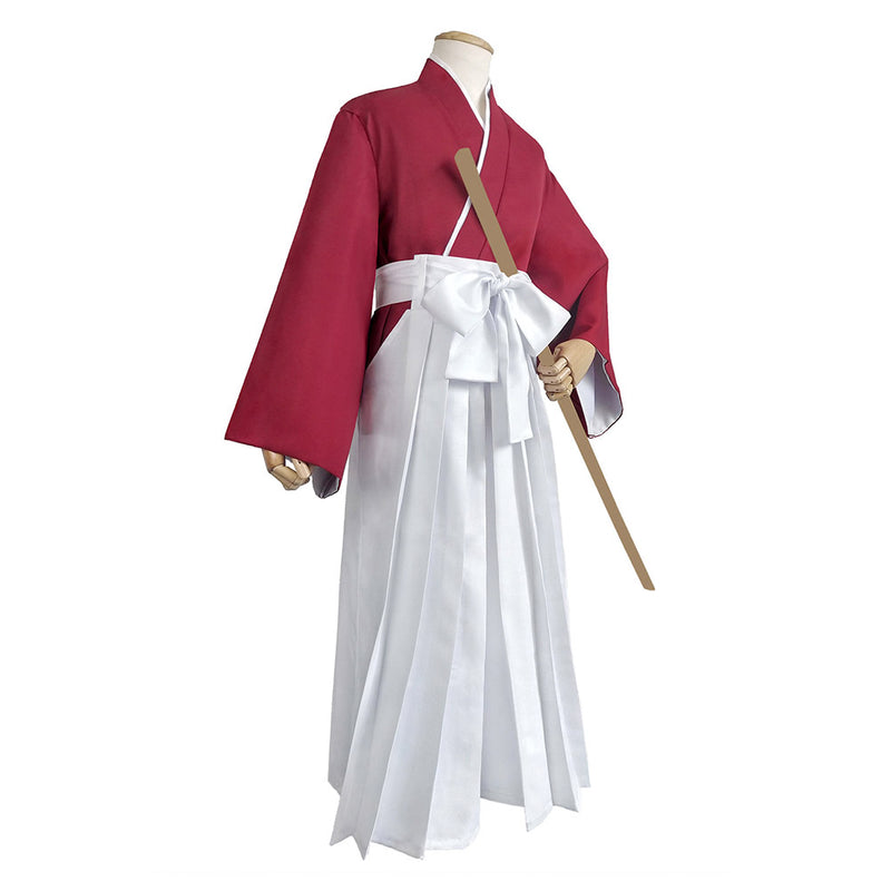 Rurouni Kenshin Himura Kenshin Cosplay Costume Outfits Halloween Carni