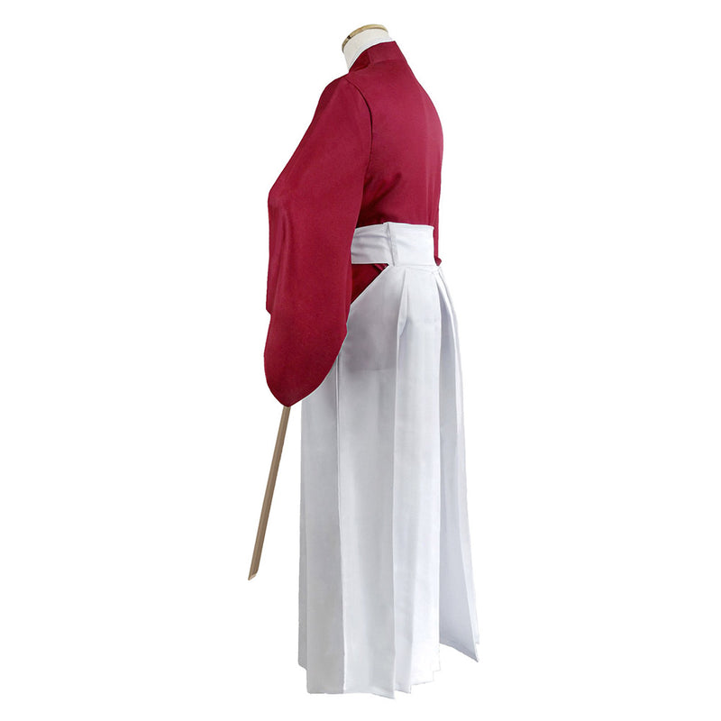 Rurouni Kenshin Himura Kenshin Cosplay Costume Outfits Halloween Carni