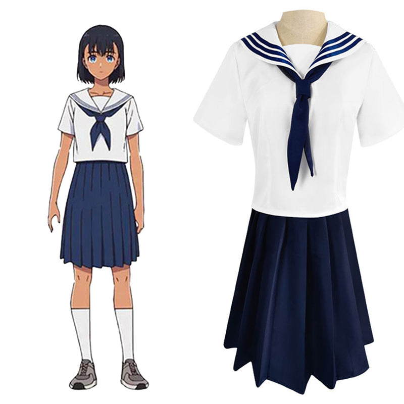 Summer Time Rendering Mio Kofune Cosplay Costume School Uniform Outfits