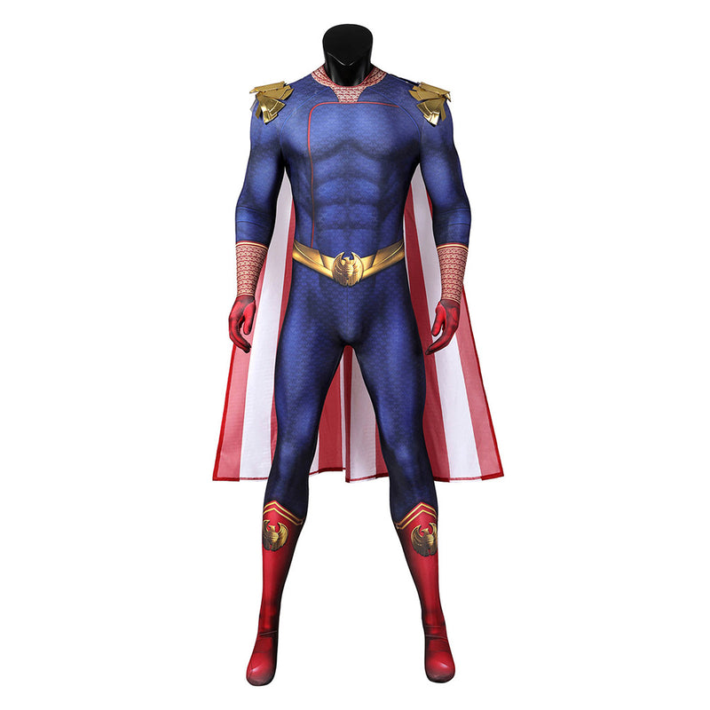 The Boys The Homelander Cosplay Costume Jumpsuit Cloak Outfits Halloween Carnival Suit