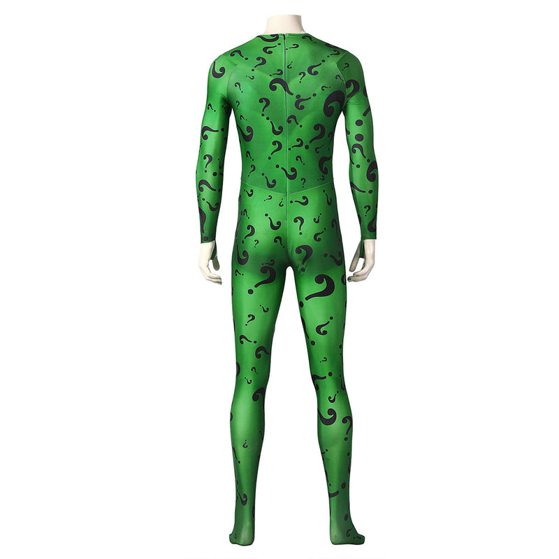 The Batman 2022-Riddler Cosplay Costume Jumpsuit Outfits Halloween Carnival Suit