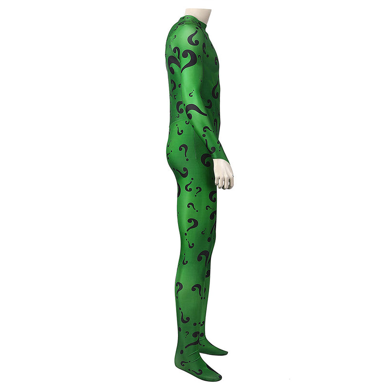 The Batman 2022-Riddler Cosplay Costume Jumpsuit Outfits Halloween Carnival Suit