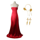 Yor Forger Cosplay Costume Red Dress Accessories Outfits Halloween Carnival Suit