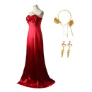 Yor Forger Cosplay Costume Red Dress Accessories Outfits Halloween Carnival Suit