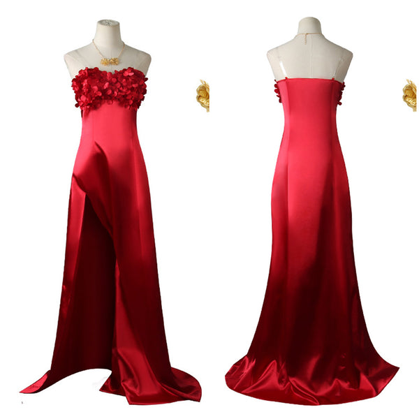 Yor Forger Cosplay Costume Red Dress Accessories Outfits Halloween Carnival Suit