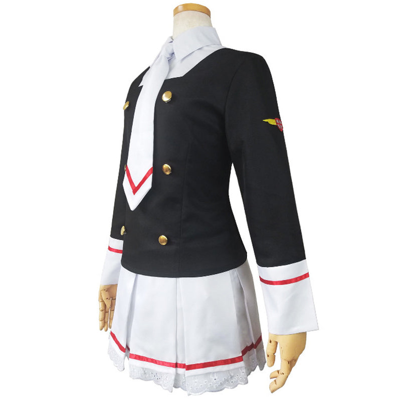 Cardcaptor Sakura Kinomoto Sakura Cosplay Costume Sailor Suit Uniform Skirt Outfits Halloween Carnival Party Suit