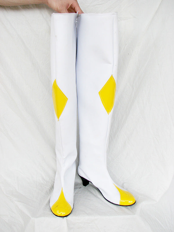 Lelouch White Cosplay Boots