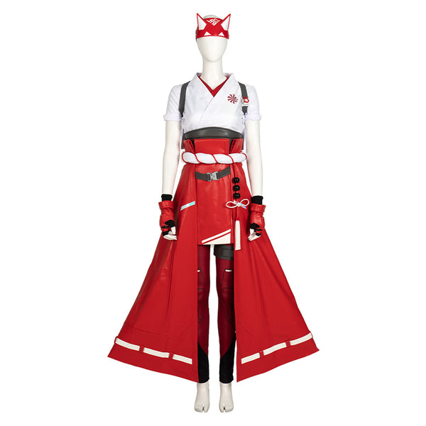OW Kiriko Cosplay Costume Outfits Halloween Carnival Suit