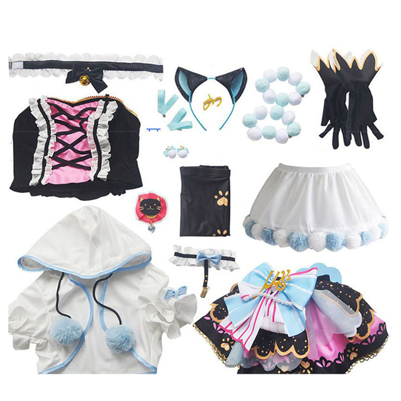 Love Live! Ayase Eli Cosplay Costume Dress Accessories Outfits Halloween Carnival Suit