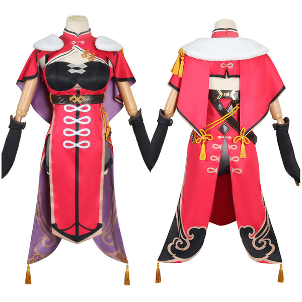 Genshin Impact Beidou Cosplay Costume Dress Outfits Halloween Carnival Suit