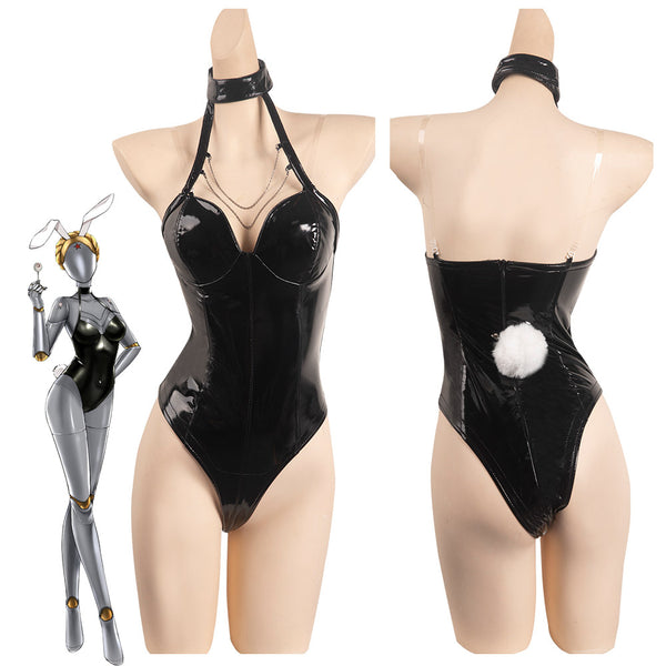 Atomic Heart Robot Twins Bunny Girl Cosplay Costume Outfits Halloween Carnival Party Suit