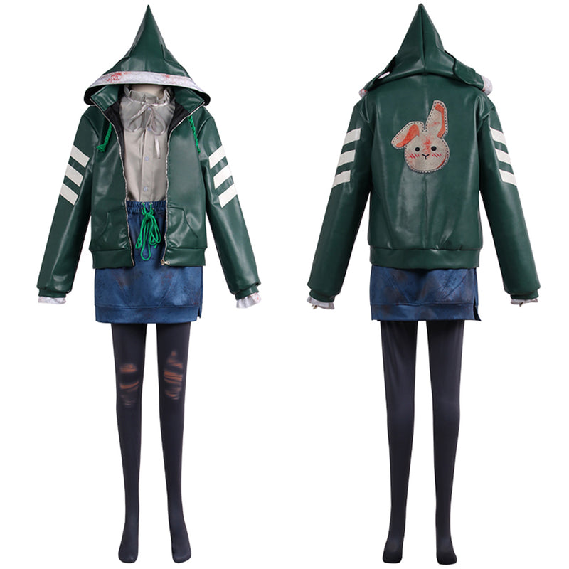 Dead by Daylight Feng Min Cosplay Costume Outfits Green Version Halloween Carnival Suit