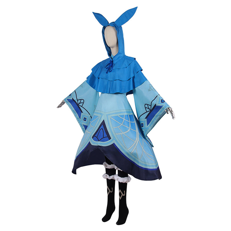 Genshin Impact Abyss Mage Cosplay Costume Dress Accessories Outfits Halloween Carnival Suit