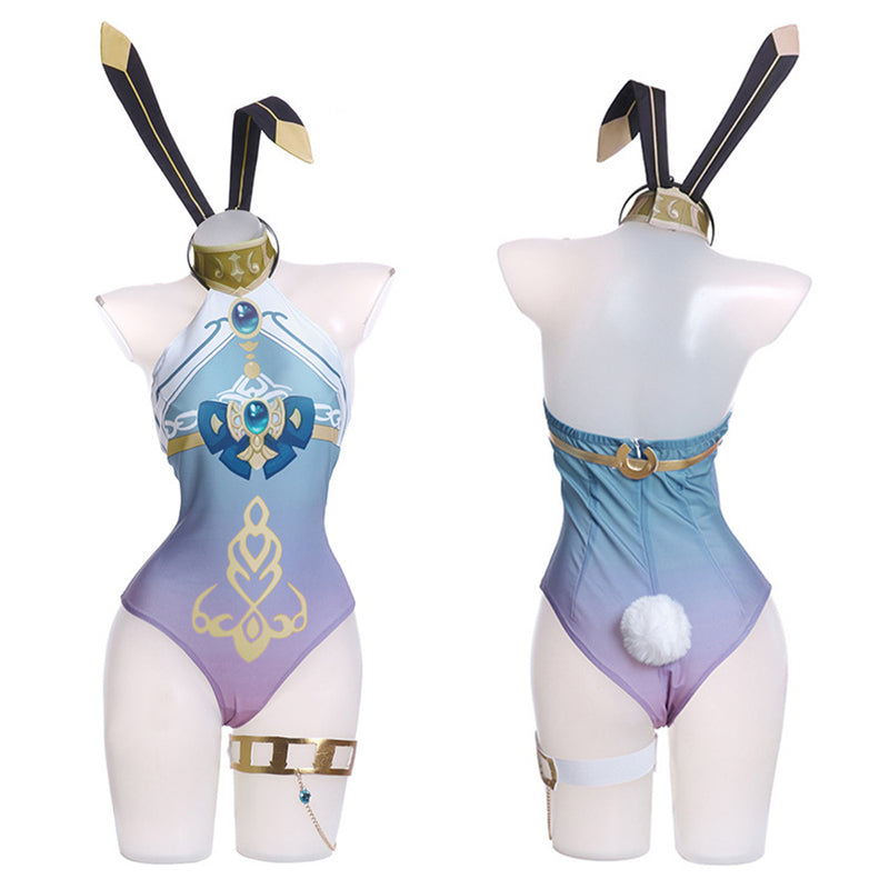 Genshin Impact Nilou Cosplay Costume Bunny Girls Outfits Halloween Carnival Suit