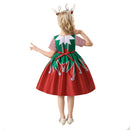 Kids Children Christmas Elf Cosplay Costume Dress Outfits Halloween Carnival Suit