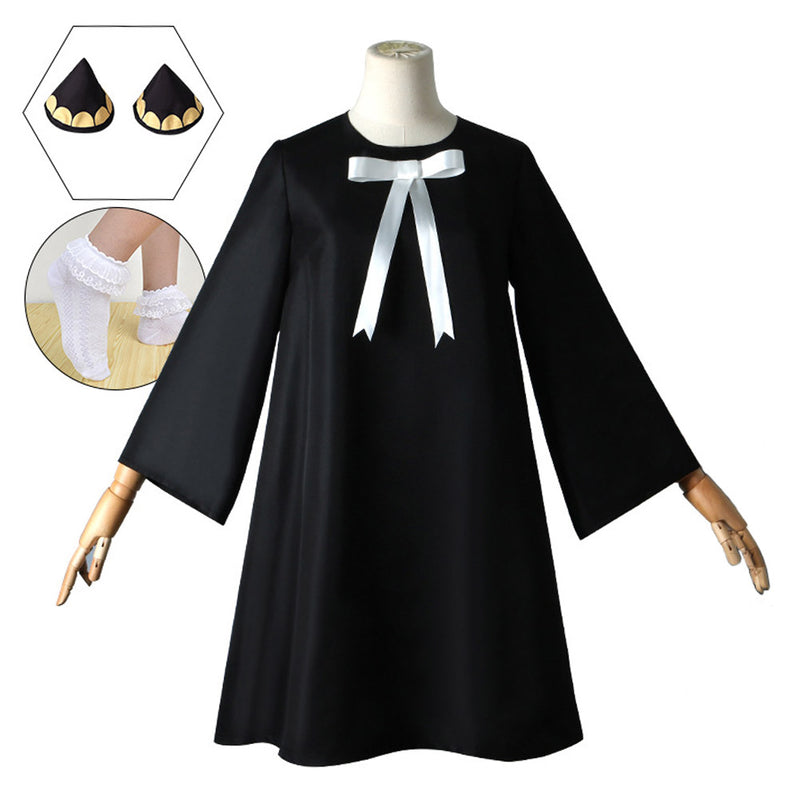 Kids Children Anya Forger Cosplay Costume Dress Outfits Halloween Carnival Suit