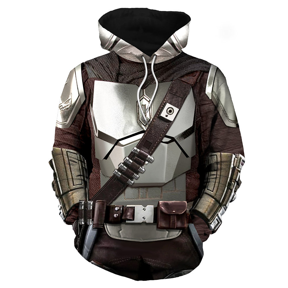 Unisex The Mando Pullover Hoodies Cosplay Casual Coat Streetwear