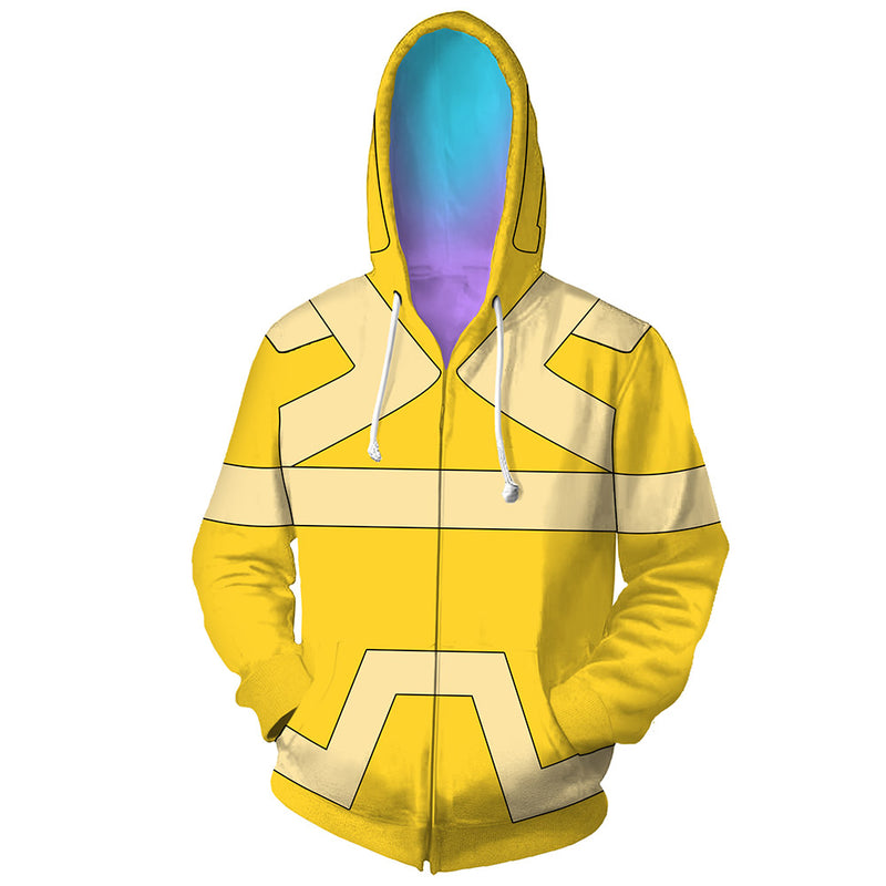 Cyberpunk Edgerunners David Cosplay Hoodie 3D Printed Hooded Sweatshirt Men Women Casual Streetwear Zip Up Jacket Coat