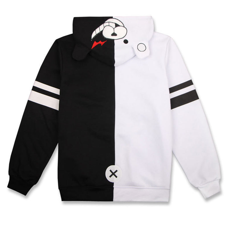 New DanGanronpa Panda Bear Coat Hoodie Cosplay Jacket With Gloves Hoody Pants Ho - Foto 2