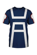 T-shirt Izuku Midoriya School Training Shirt Blue