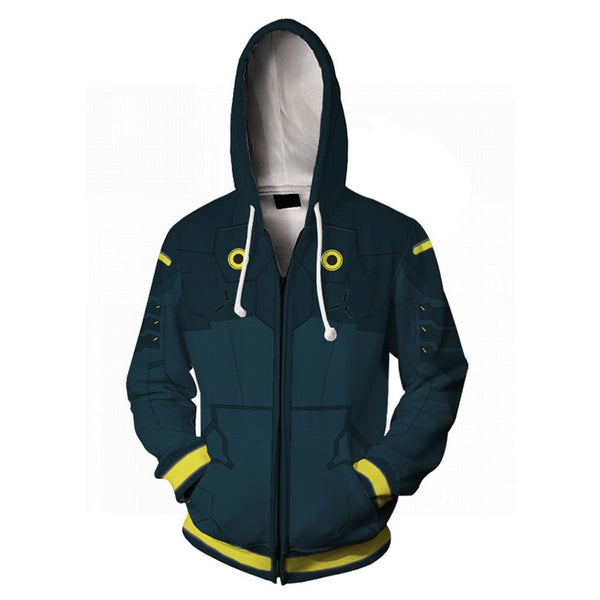 Cyberpunk: Edgerunners Rebecca Cosplay Hoodie 3D Print Sweatshirt Men Women Pullover Zip Up Jacket Coat