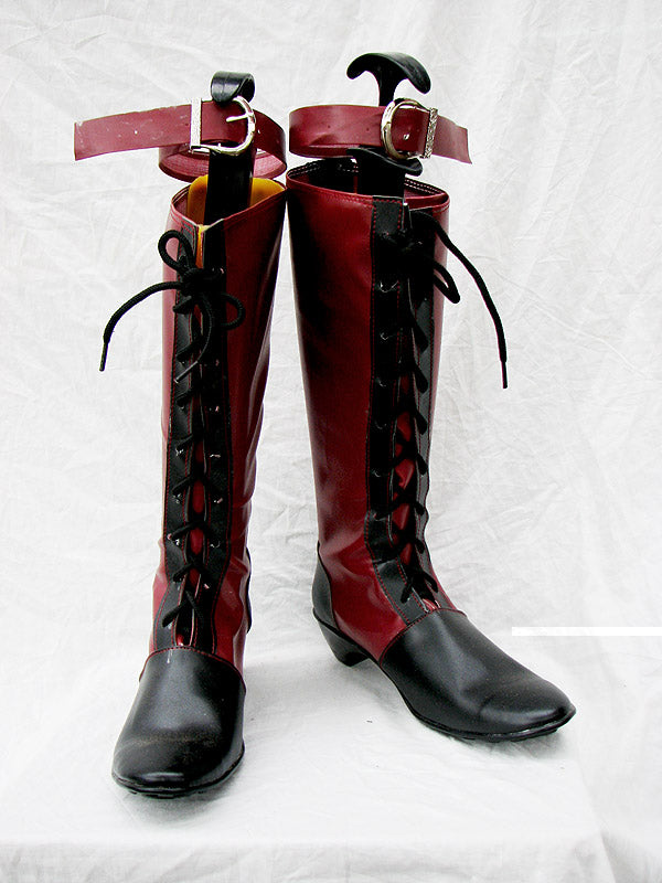 Black Butler Ciel Cosplay Boots Red Custom Made