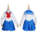 Sailor Moon Kids Girls Blue Dress Outfits Halloween Carnival Suit Cosplay Costume