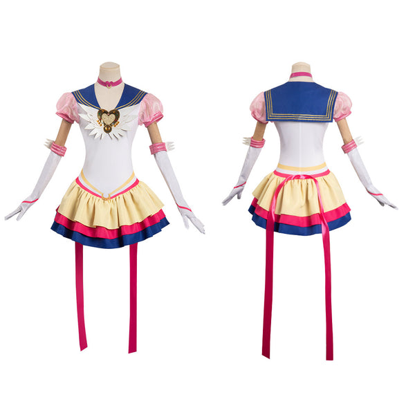 Sailor Moon Cos Moon Hare 4th Generation Sailor Suit Costume Kid