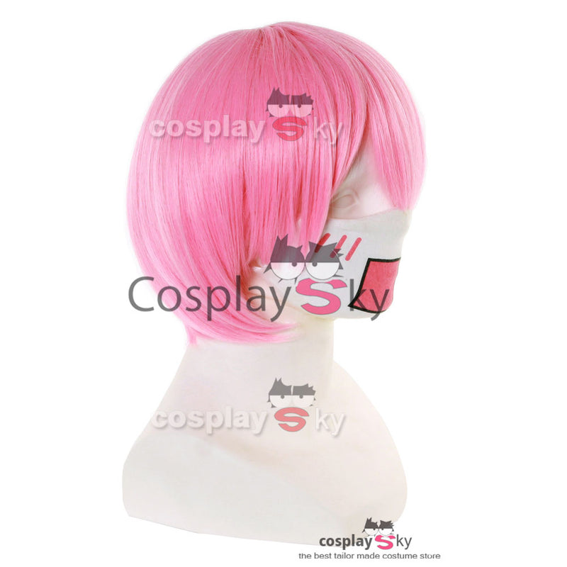 Anime Cosplay Ram Short Pink Wig Cosplay Wigs
