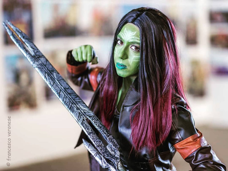 Guardians of the Galaxy Vol. 2 Gamora Outfit Suit Halloween Cosplay Costume