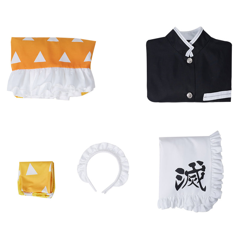 Agatsuma Zenitsu Maid Dress Re-creation Design Cosplay Costume