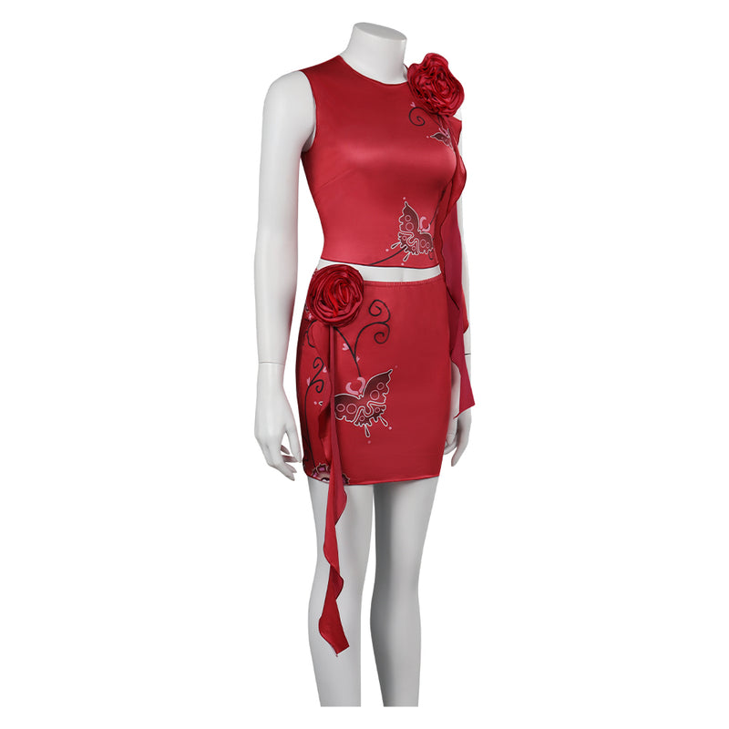 Resident Evil 4 Ada Wong Cosplay Costume Outfits  Halloween Carnival Party Disguise Suit