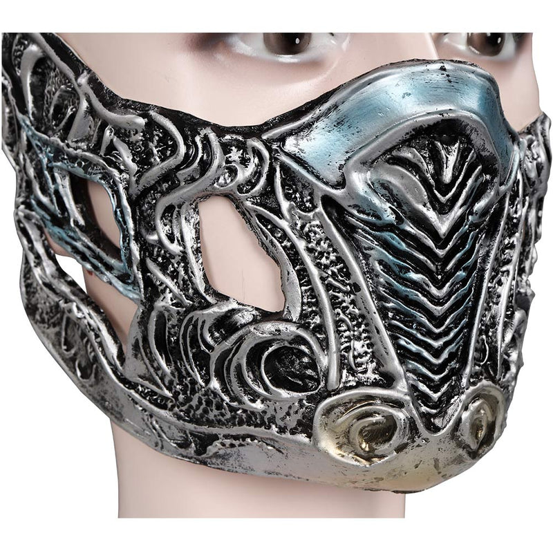 Mortal Kombat Sub-Zero Mask Masquerade Halloween Party Costume Props Cosplay Latex Masks Helmet