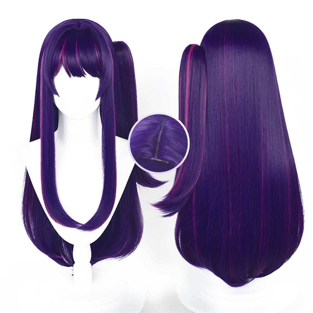 OSHI NO KO Anime Ai Hoshino Purple Cosplay Wig