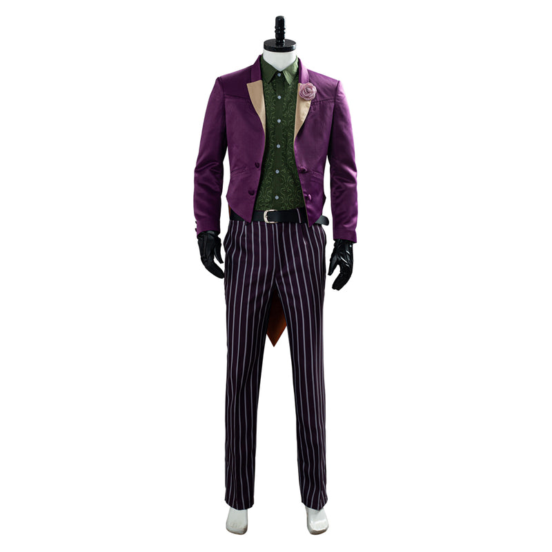 Mortal Kombat 11 The Joker Coat Pants Outfit Halloween Carnival Suit C