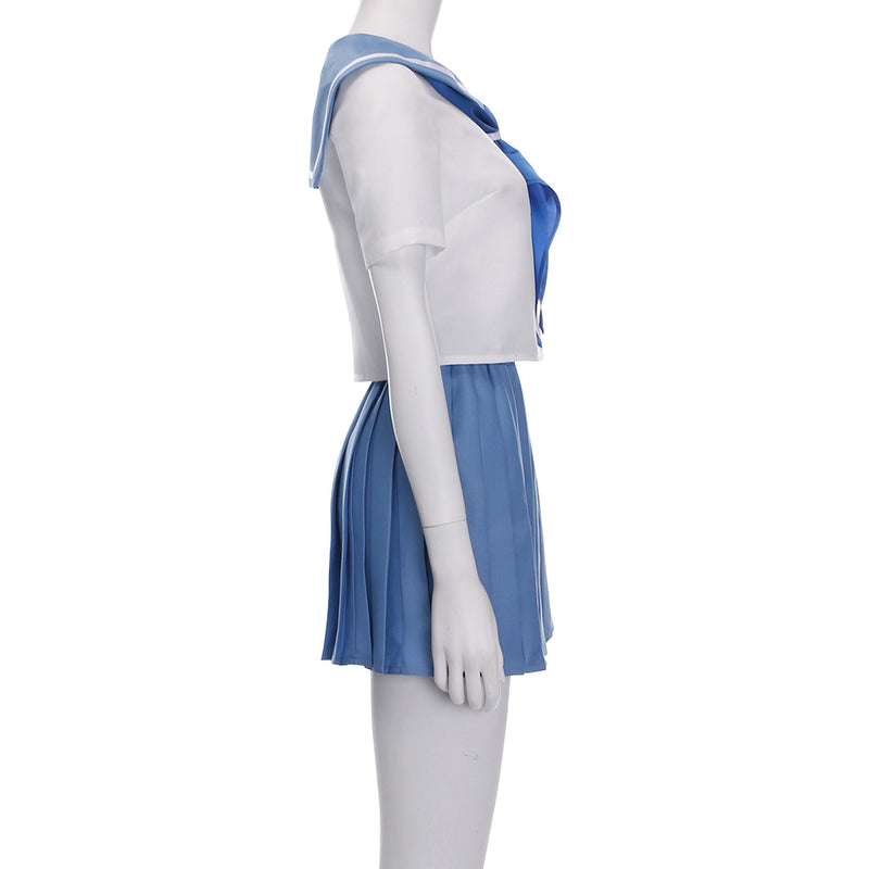 KILL la KILL Mako Mankanshoku Japanese School Sailor Uniform Skirt Outfit Halloween Carnival Costume Cosplay Costume