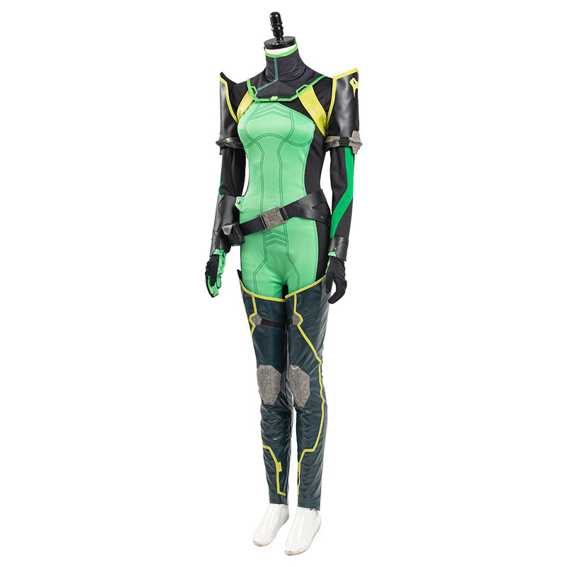 Valorant Viper Cosplay Costume Jumpsuit Romper Suit Halloween Carnival Outfit Cosplay Costume
