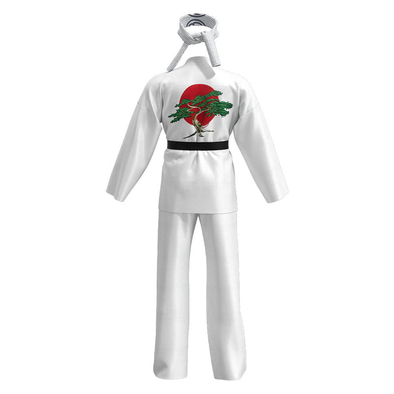 The Karate Kid -  Daniel LaRusso Cosplay Costume Karate Uniform Outfits Halloween Carnival Suit