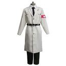 Army White Uniform Outfits Halloween Carnival Suit Cosplay Costume