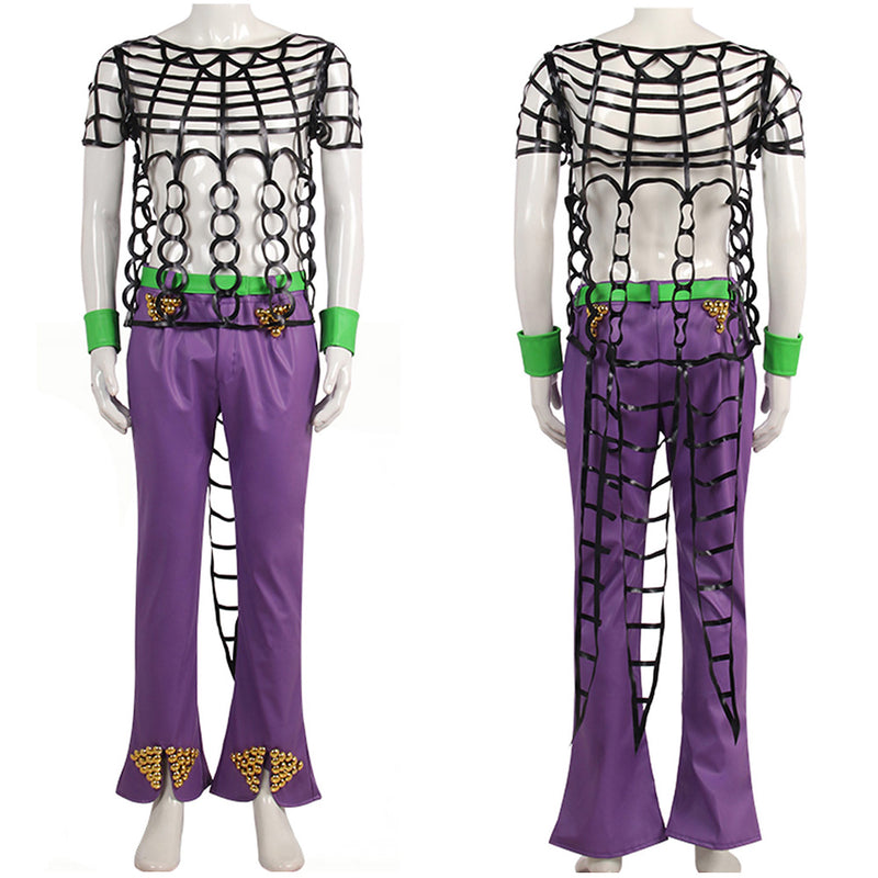 JoJo‘s Bizarre Adventure Diavolo Outfits Halloween Carnival Suit Cosplay Costume