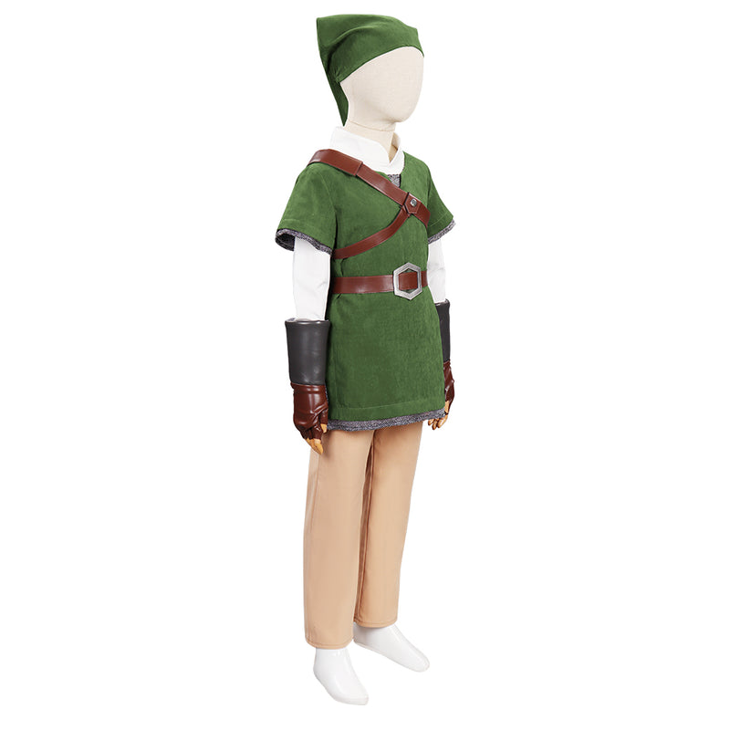 The Legend of Zelda Link Comic Con Cosplay Costume for Kids Children